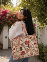 Kesari tote detail