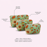 Harit Quilted Cotton Pouch Set - feature infographic