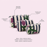 Rani Quilted Cotton Pouch Set - feature infographic