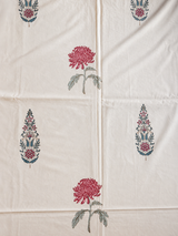 Ambari rust bedsheet close up