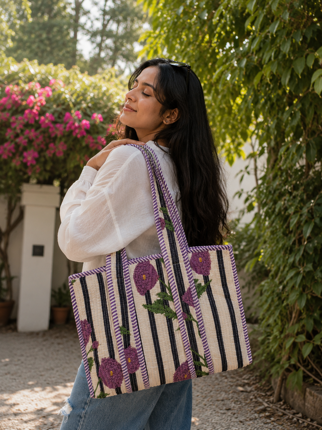 Jamun tote detail