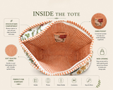 Jamun Quilted Cotton Tote Bag - what's inside