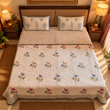 Basant quilt, full front view