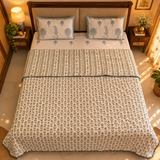 Phulwari quilt, full front view